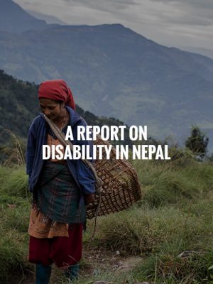 Report on disability in Nepal